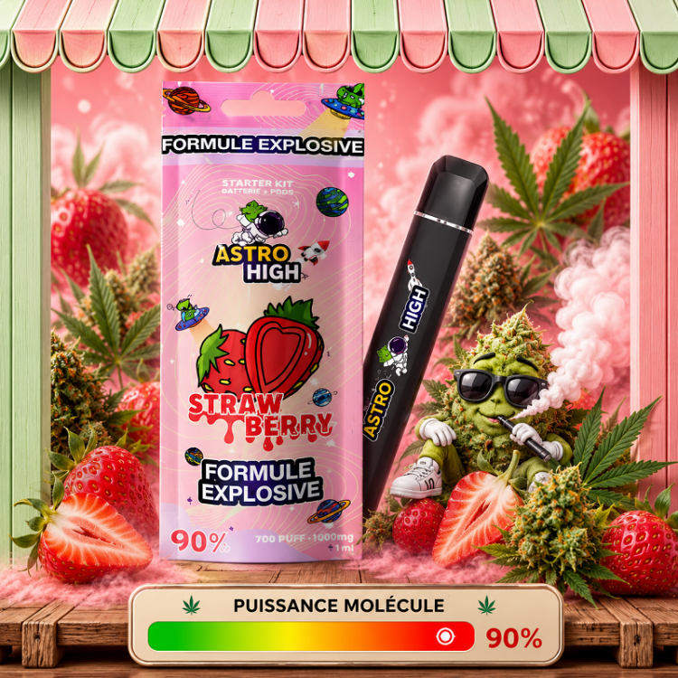VAPE PEN STRAWBERRY - ASTRO HIGH